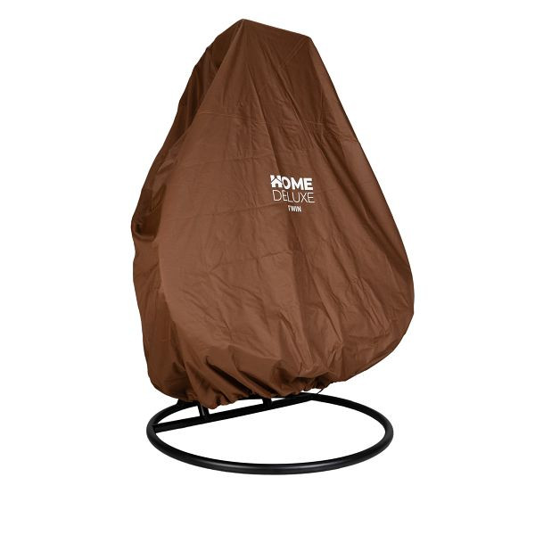 HOME DELUXE Regenabdeckung TWIN – Farbe Braun, 100% regendicht, 59028