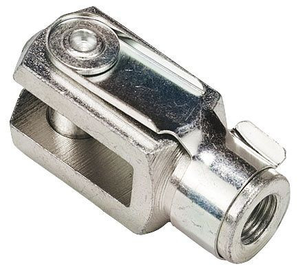 timmer ZTI-GKI-E-M27x2-Stz, Gabelkopf, Innengewinde: M27 x 2, Material: Stahl verzinkt, CETOP RP102P, 31601049