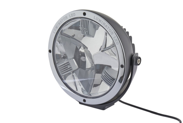 HELLA LED-Fernscheinwerfer, Luminator LED, 12/24V, rund, Referenz: 50, geschraubt, E1 3967 /E1 3161/ECE-R7/ECE-R112/ECE-R10/E1 6190, 1F8 011 002-211