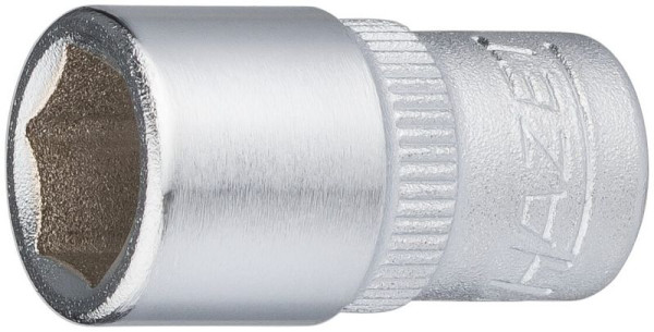 Hazet Steckschlüsseleinsatz, Sechskant, Vierkant hohl 6,3 mm (1/4 Zoll), 9 mm, Mit Rändelung, 850-9
