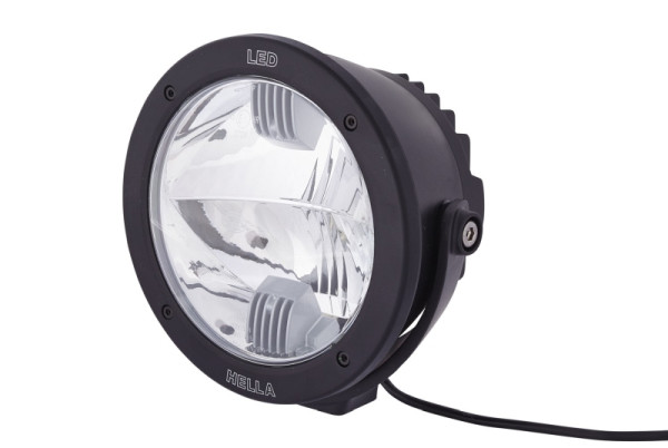 HELLA LED-Fernscheinwerfer, Luminator Compact LED, 24/12V, rund, Referenz: 45, geschraubt, ECE-R112/E1 013738/ECE-R10/E1 6950, 3000m, 1F3 011 815-031