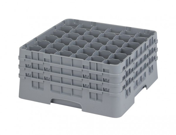 Cambro Spülkorb mit 36 Fächer Camrack® 19,6 cm Soft Grau, 36S738151