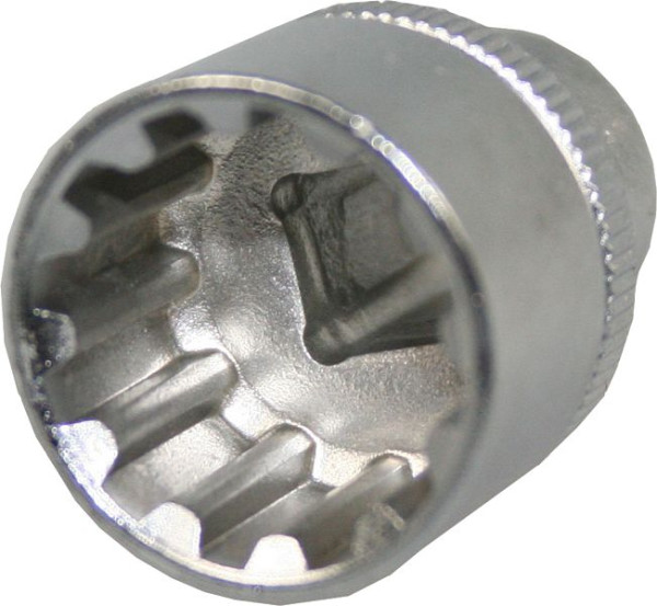 SW-Stahl Steckschlüsseleinsatz, 1/2", Multi-Profil, 10 mm, 05650L-10