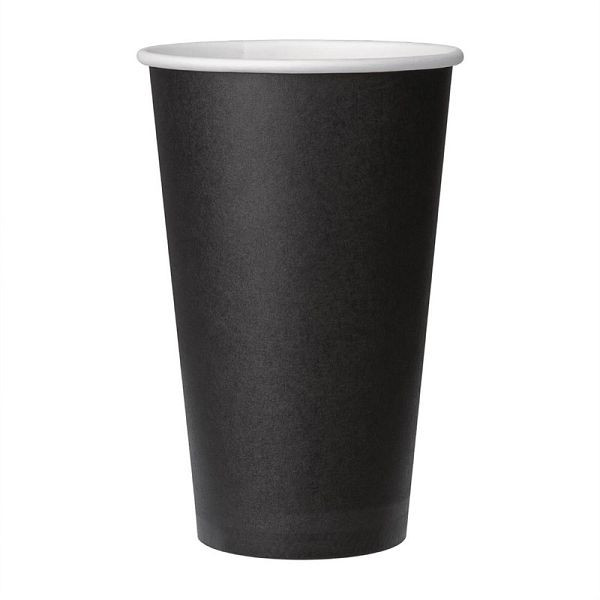 Fiesta Coffee To Go Becher 450ml schwarz x50, VE: 1000 Stück, GF045