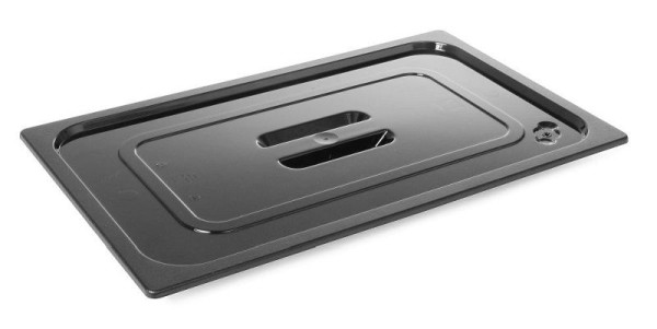 Hendi GN-Deckel, 325 mm, GN 1/3, schwarz, professionell, 862933