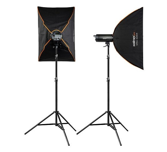 Walimex pro Blitzset Campaigner 600 HS Set Double, VE: 2 Stück, 1023384