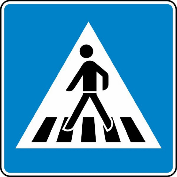 Stein HGS Fußgängerüberweg Aufstellung rechts Nr. 350-10, RA2/Alform, 350-10-222