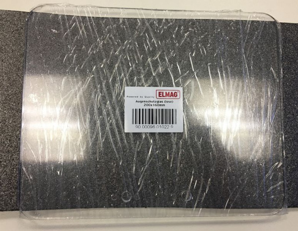 ELMAG Augenschutzglas (lose) 200x160mm, für CREUSEN Mod. BSS 9250, 9601022