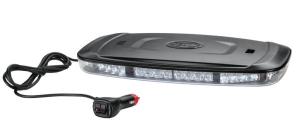 HELLA LED-Warnleuchte, Mini Lightbar, 12/24V, gelb, Magnetbefestigung, Kabel: 2500mm, Anbau, 2RL 014 565-021