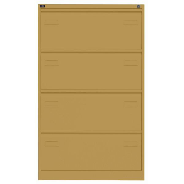 Bisley LIGHT Hängeregistraturschrank LIGHT, doppelbahnig, 4 HR-Schubladen, 682 dijon, CDF4682