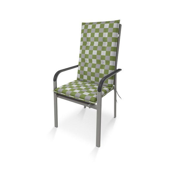 doppler Hochlehner LIVING ca. 119x48x6 cm, grün, grau Karo, 5122154903