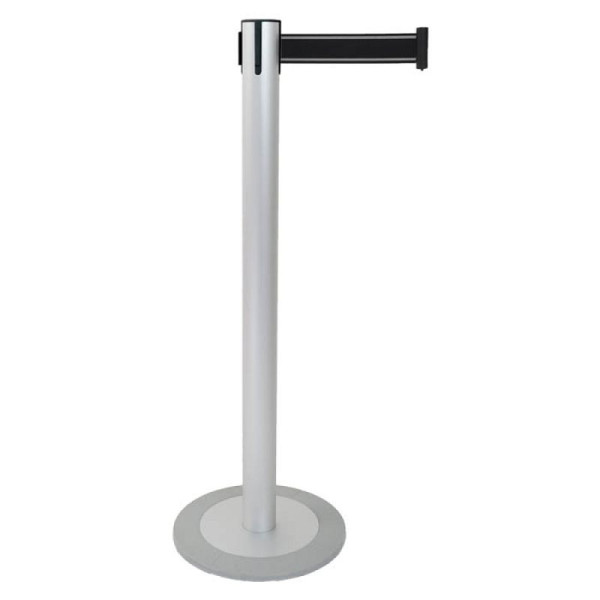 Stein HGS Personenleitsystem -Stopper-, individuell kombinierbar, blau, aluminium, schwarz, schwarz, 11867-020504