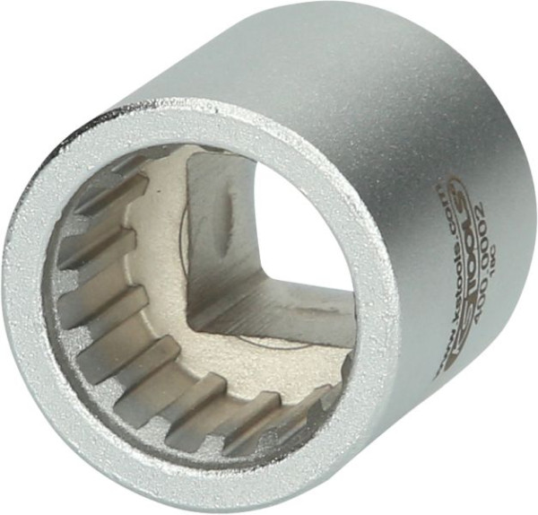 KS Tools 1/2" Spezial Stecknuss mit Sonderprofil, matt, 30 mm, 400.0002