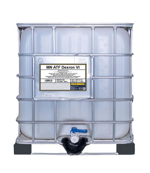 MANNOL Getriebeöl 8207 ATF Dexron VI, VE: 1000 l, MN8207-IBC