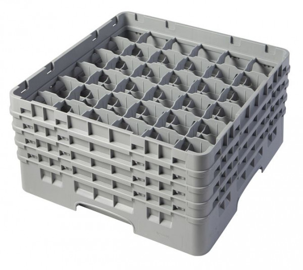 Cambro Spülkorb mit 36 Fächer Camrack® 21,5 cm weiches Grau, 36S800151