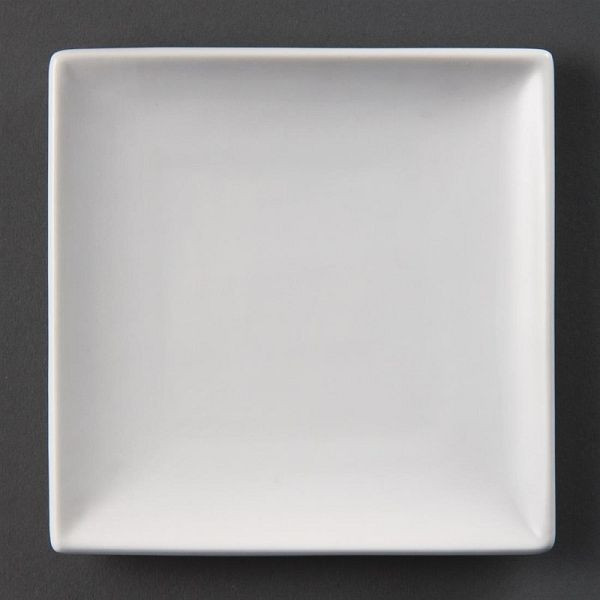 Olympia Whiteware quadratische Teller 14cm, VE: 12 Stück, U153