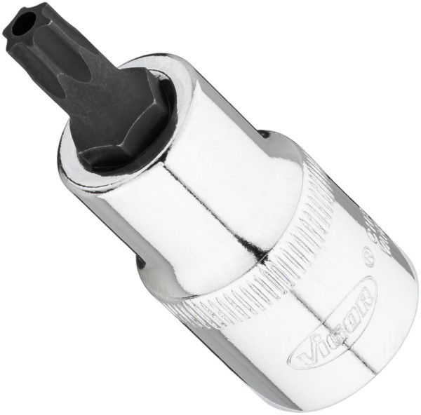 VIGOR T Schraubendreher-Einsatz, Vierkant 12,5 mm (1/2 Zoll), TH Profil, T40H, V7055-T40H