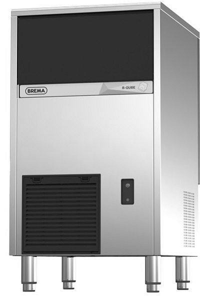 Brema Eiswürfelbereiter mit Ablaufpumpe, Eisproduktion: ca. 48 kg / 24 Stunden, Luftkühlung, R290, 450 W, 497x592x797 mm, QUBE425HCA-DP