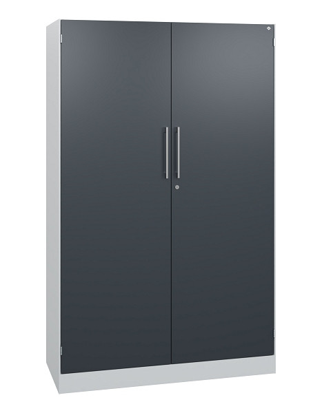 C+P Flügeltürenschrank Asisto, H1635xB1000xT435mm, 7035/7016, 141012-000 S10132
