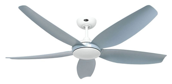 CasaFan Deckenventilator Eco Volare 142 Lack weiß-Lack lichtgrau, 514286