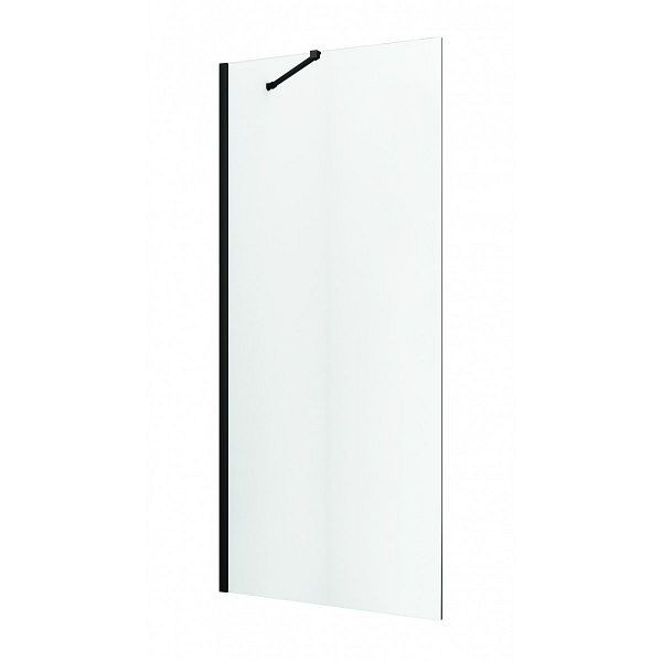 Sanotechnik Fixglas Smartflex, 80cm schwarz matt 78-79,5x195cm, F80B2