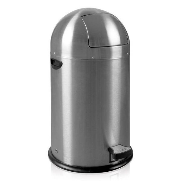 Stein HGS Abfallbehälter -Kickcan- EKO, 33 Liter aus Edelstahl, feuerfest, 23732