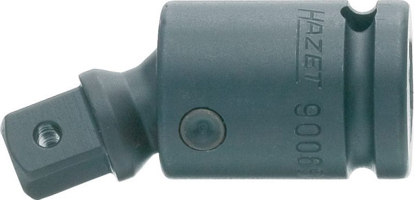Hazet Schlag-, Maschinenschrauber Gelenkstück, Vierkant hohl 12,5 mm (1/2 Zoll), Vierkant massiv 12,5 mm (1/2 Zoll), 9006S