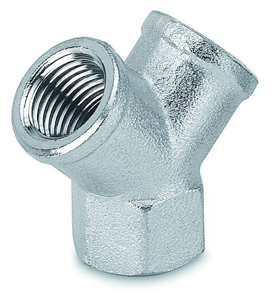 Prevost Gleichseitiges Y-Stück mit Innengewinde - Y, Eingang mit IG BSPP= G 1/2, Ausgang mit IG BSPP= G 1/2, Y12