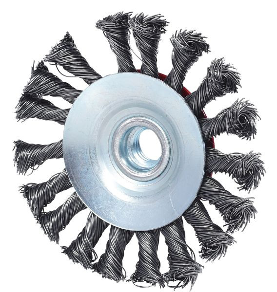 KS Tools Kegelform-Stahldrahtrundbürste 0,5mm, Durchmesser 100mm, 340.0048