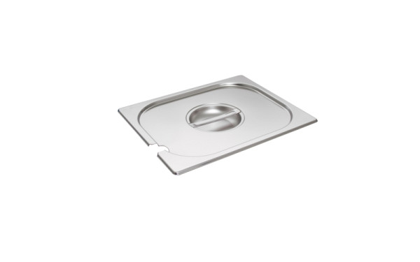 Schneider GN Deckel Edelstahl, mit Löffelaussparung, GN 1/2, 530227, 4028574301831