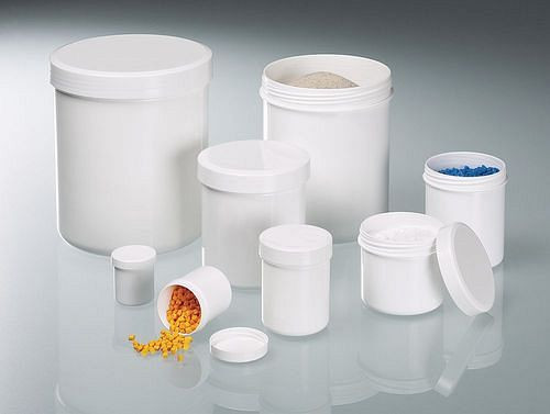 DENIOS Verpackungsdose mit Schraubdeckel, aus PP, weiß, autoklavierbar, 125 ml, VE: 180 Stück, 309737