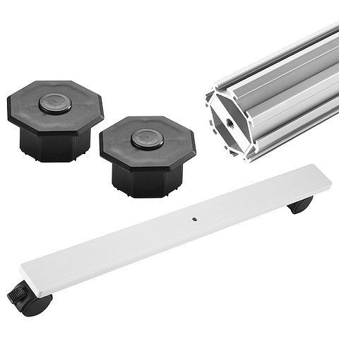 Magnetoplan Achtkant-Säule, Größe: 1800 mm, Inhalt: flacher Fuß mobil, 110755