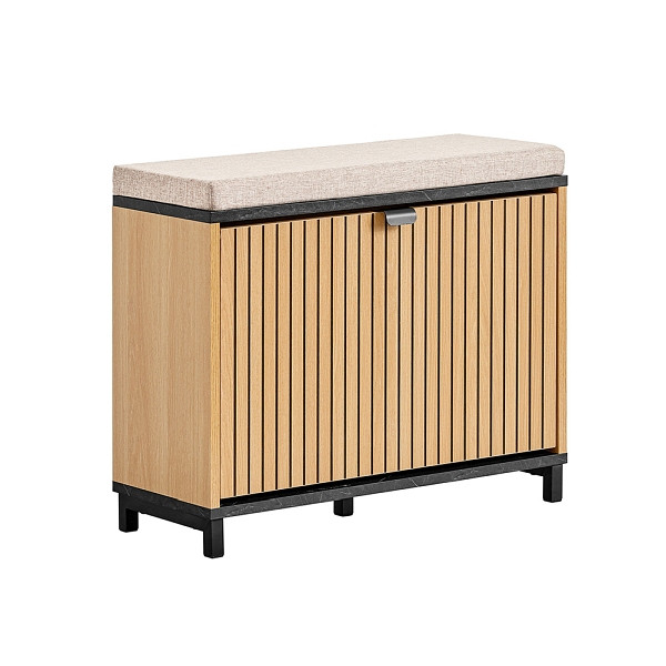 SoBuy Schuhbank mit einer Tür 60x24x50cm, Modern, FSR201-N