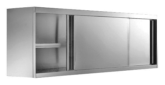 GGG Wandhängeschrank, geschlossen, 400x650mm, Edelstahl