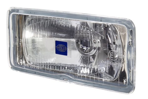 HELLA Halogen-Scheinwerfereinsatz, Fernscheinwerfer, Comet 550, 24/12V, gerade, 37.5, Anbau/Einbau, E1 44410/ECE-R8, rechts/links, 1FD 135 198-011