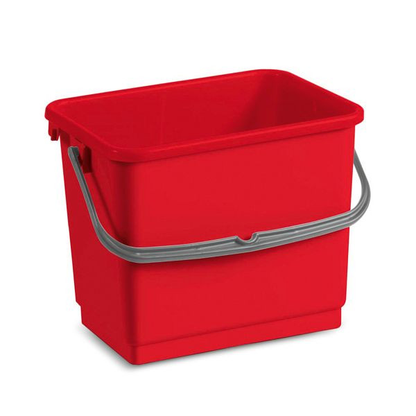Kärcher Eimer rot 4 Liter, Abmessungen L × B × H: 260 x 170 x 200 mm, 5.999-050.0