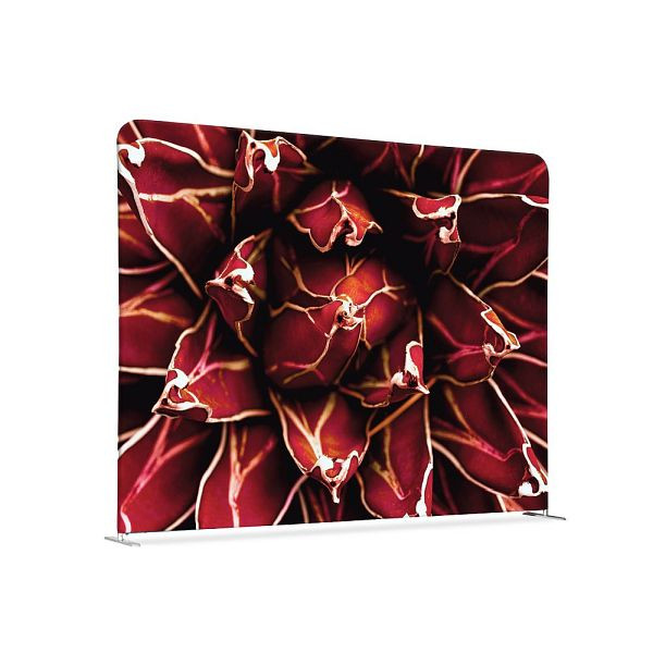 Showdown Displays Textil Raumteiler 150-150 Doppel Kaktus Rot, ZWS150-150SSK-DSI821