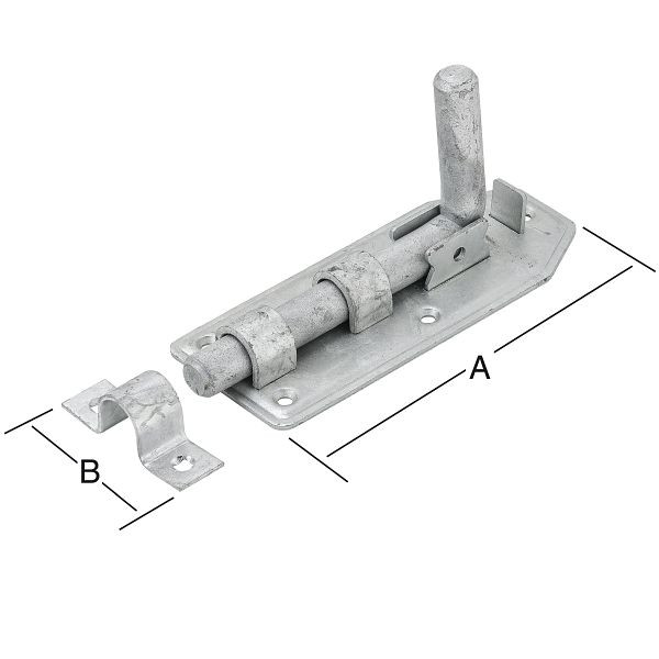 Vormann Bolzenriegel 160 x 65 mm, feuerverzinkt, 000109160ZF