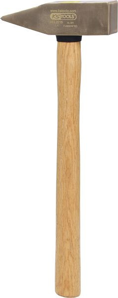 KS Tools BRONZEplus Schlosserhammer 1000 g, mit Hickorystiel, 963.2015