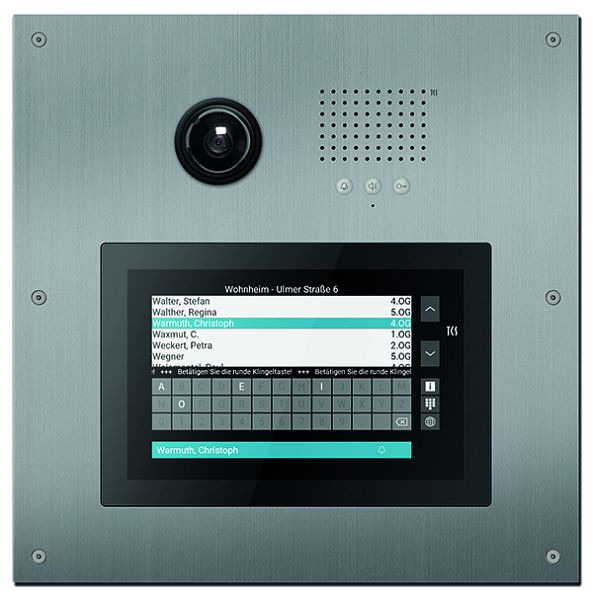 TCS Türkontrollsystem AD6 Video Außenstation 12,1 Zoll Touchscreen UP waagerecht ES, ADU64200-0030