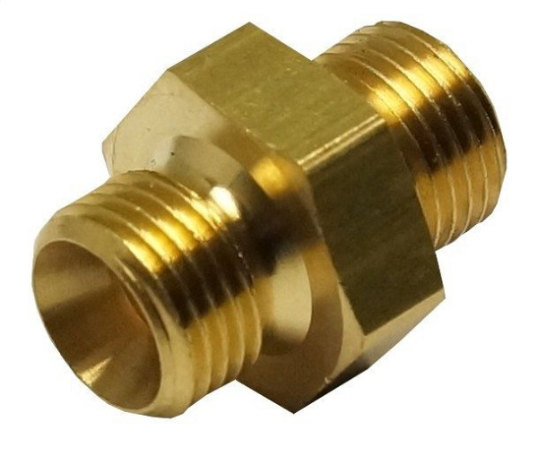 AEROTEC Konischer Doppelnippel, 1/8 Zoll, 10.133.68-PS, 4260405387922