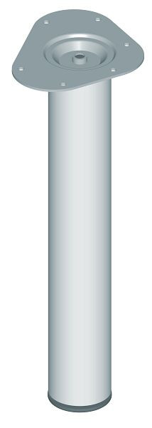 Element System STAHLROHRFUSS Ø60, 400 mm, EDELSTAHLOPTIK, VE: 4 Stück, 11102-00115