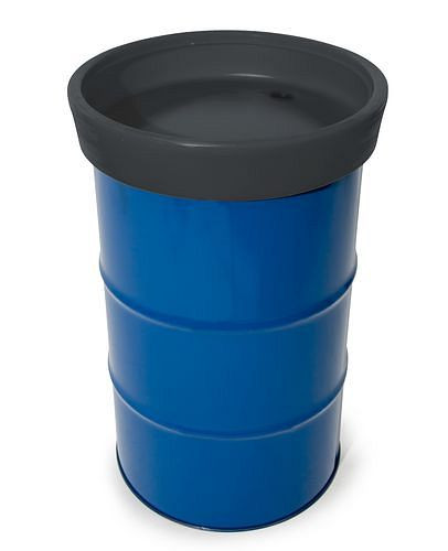 DENIOS Fasstrichter GP 2 aus Polyethylen (PE), mit Sieb, schwarz, leitfähig, 241917
