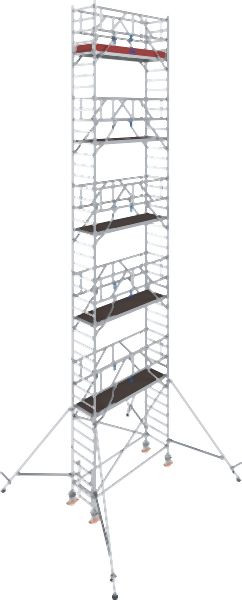 Krause Stabilo Fahrgerüst S1000 Feldlänge: 2,50m, Arbeitshöhe: 12,3m, 777096