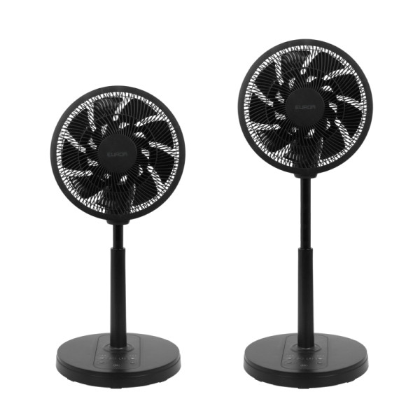 Eurom Vento 3DS Comfort Ventilator, schwarz, 384932