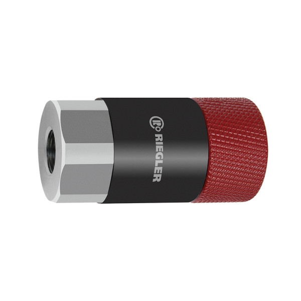 Riegler Dreh-Sicherheitskupplung NW 11, ISO 6150 C, Stahl, G 3/8 IG, 141776