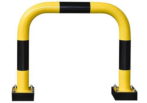 DENIOS Rammschutzbügel R 7.6 nachgebend, zur Innenaufstellung, 750 x 640 mm, 248333