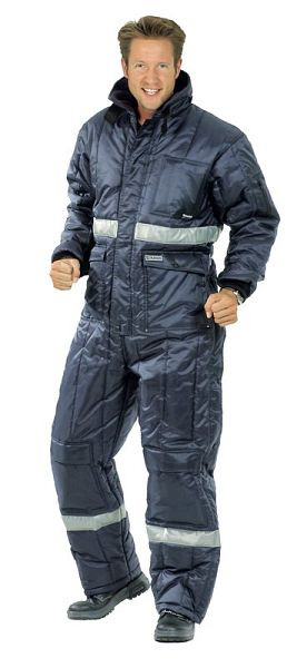 Planam Kühl-/Gefrierhaus Kühlhaus Overall, marine, Innenfutter rot, Größe S, 5124044