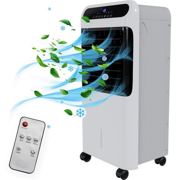 TroniTechnik Mobiles Klimagerät 5in1 Klimaanlage Luftkühler LK06 5 in 1 Ventilator, inkl. Fernbedienung, Filter, Wasserkühlung, 5677