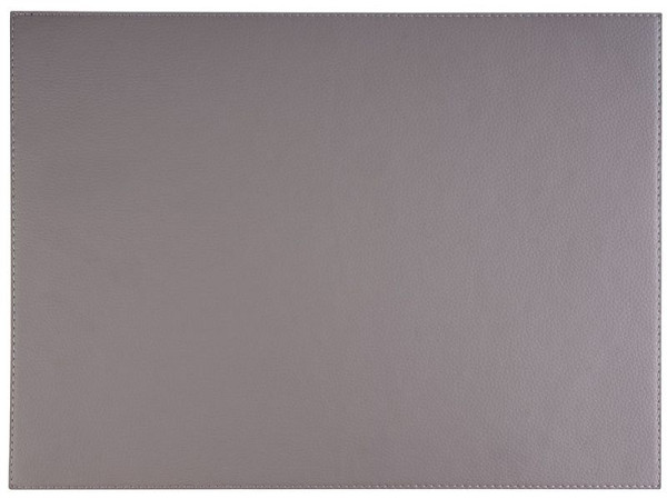 APS Tischset -KUNSTLEDER-, 45 x 32,5 cm, Kunstleder, Farbe: grau, VE: 6 Stück, 60044